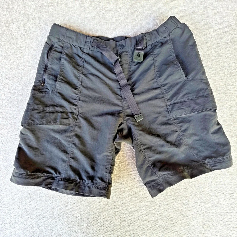 The North Face T150 T550‎ Belted Convertible Hiking Cargo Pants Men's XL Grey